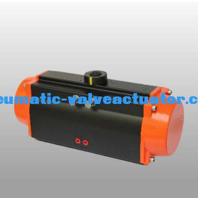 औद्योगिक एल्यूमीनियम रैक और पिनियन पतंग वाल्वों के लिए वायवीय actuator गेंद वाल्वों